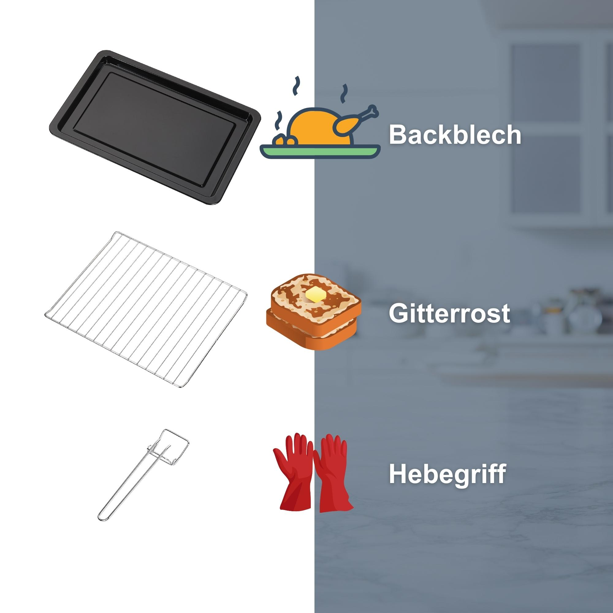 OPTIMUMX Kochfunktionen, 90-230°C Mini 6 min. 60 Liter, Timer, HAUSHALTSGERÄTE Backofen 20