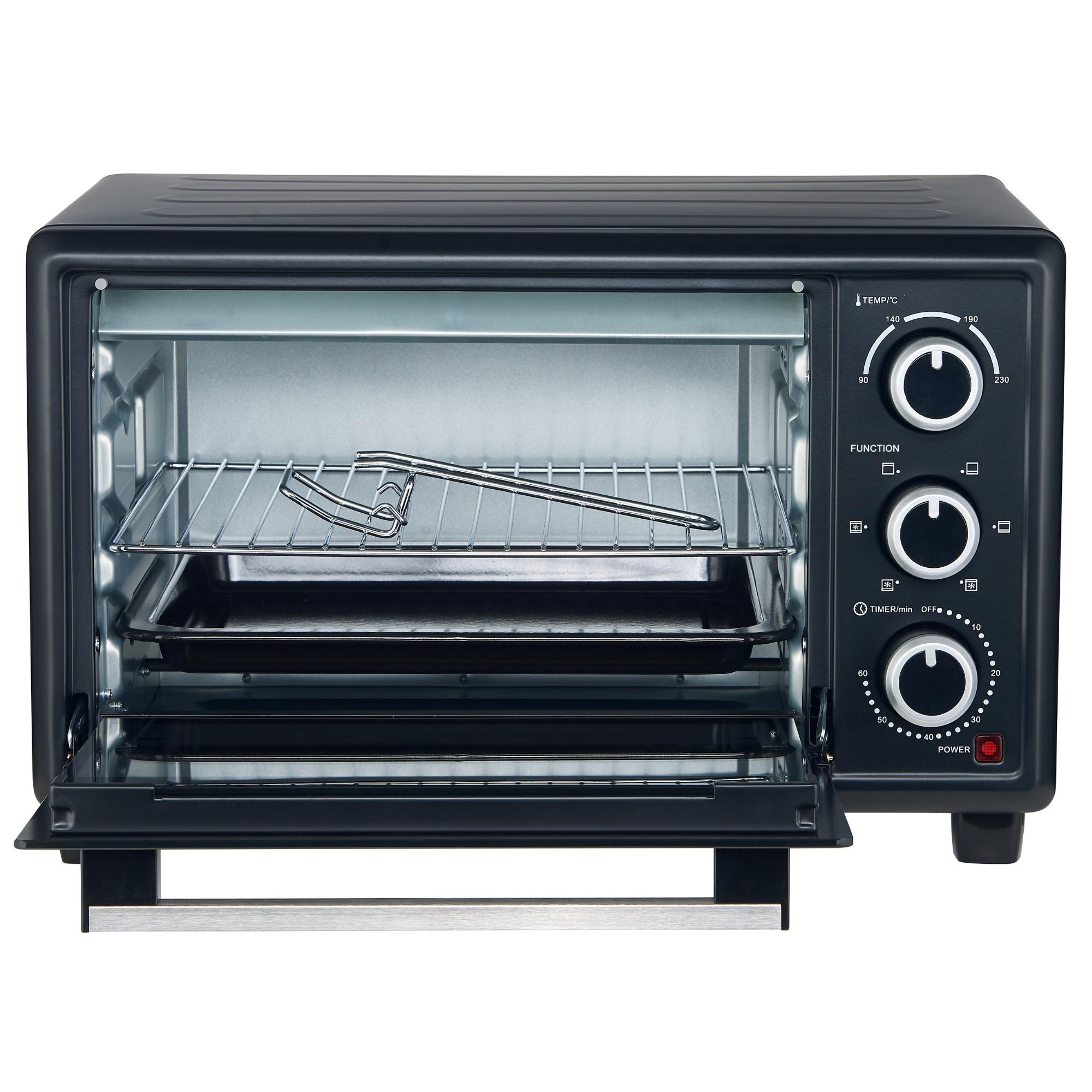 OPTIMUMX HAUSHALTSGERÄTE Mini 60 20 Backofen Liter, 90-230°C Kochfunktionen, Timer, min. 6