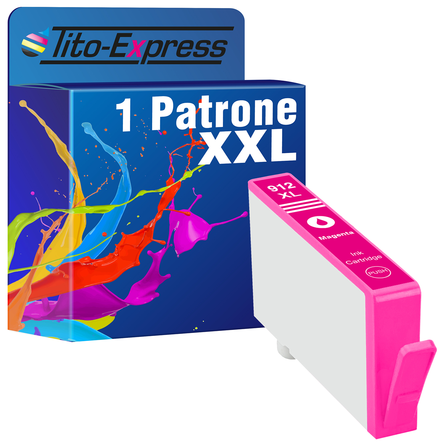 TITO-EXPRESS PLATINUMSERIE 912 Magenta (3YL77AE) Tintenpatronen