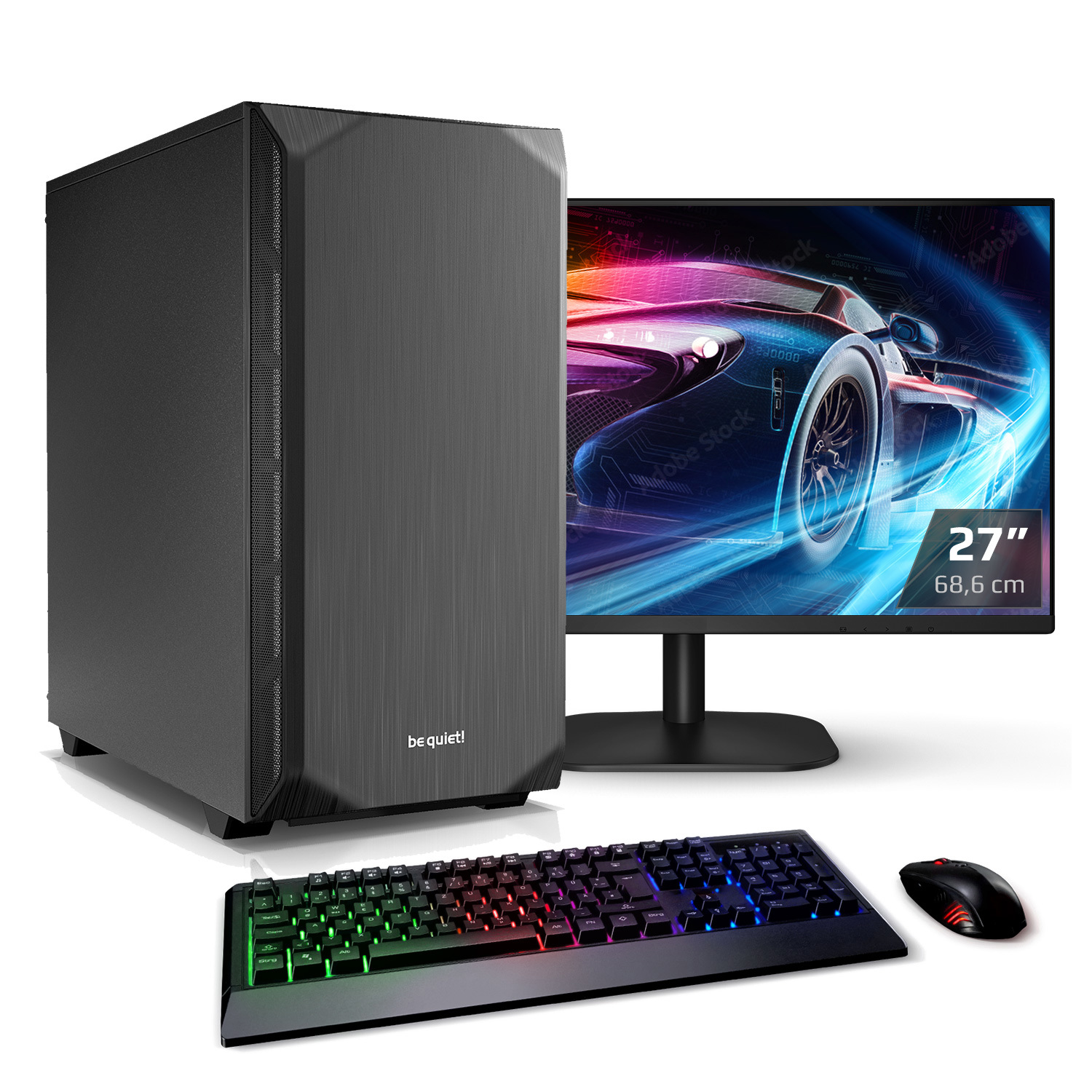 GeForce Silent TB mit Prozessor, GB Gaming KIEBEL Intel RAM, i7-12700F 12 Core 16 8 RTX Core Strike i7-12700F, GB Komplettsysteme 1 SSD, 3050,