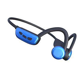 Auriculares deportivos - SYNTEK Auriculares de natación Bluetooth de conducción ósea Kopfhörer, Control remoto, Bluetooth, azul