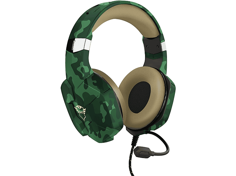 TRUST 24319 GXT323C CARUS GAMING JUNGLE CAMO, In-ear Gaming Headset Camouflage Grün