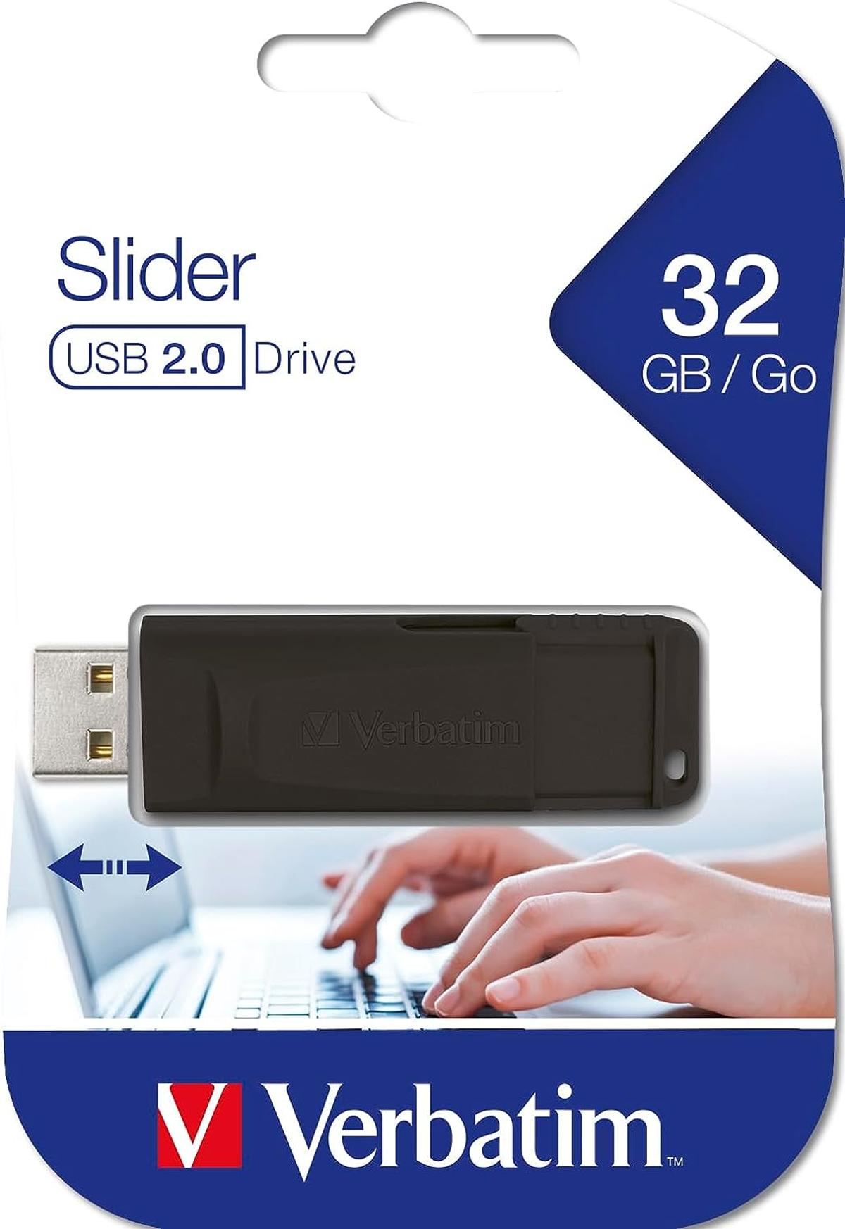 VERBATIM 98697 STORE 32 USB-Stick (Schwarz, 32GB SCHWARZ GB) N´GO