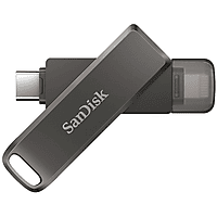 SanDisk iXpand Flash Drive Luxe 256GB Type-C + Lightning Connector
