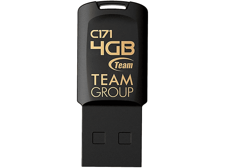 TEAM GROUP TC1714GB01 USB-Massenspeicher (Schwarz, 4 GB)