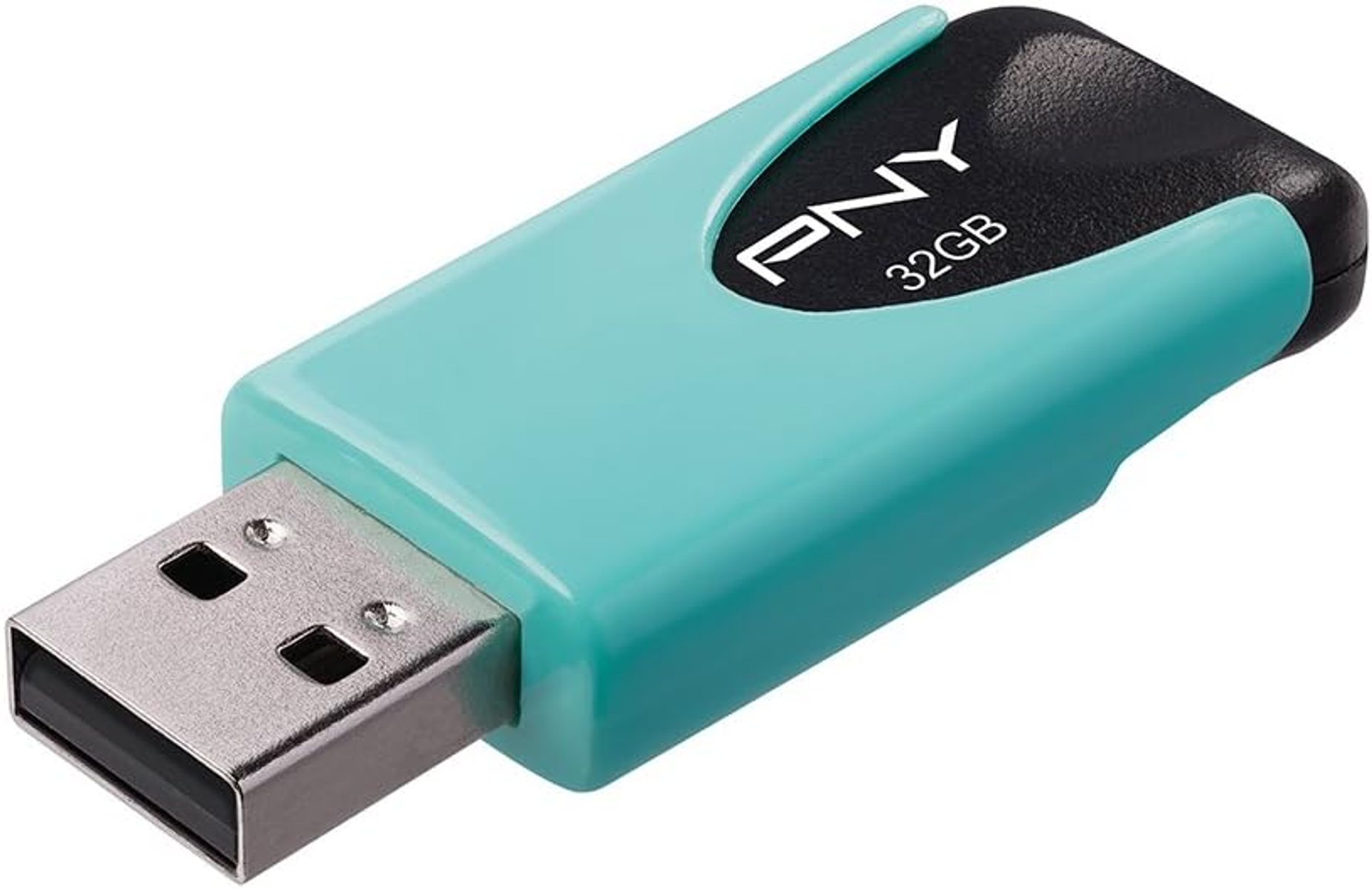4 32 PNY USB-Flash-Laufwerk GB) Attaché (Pastell-aqua,