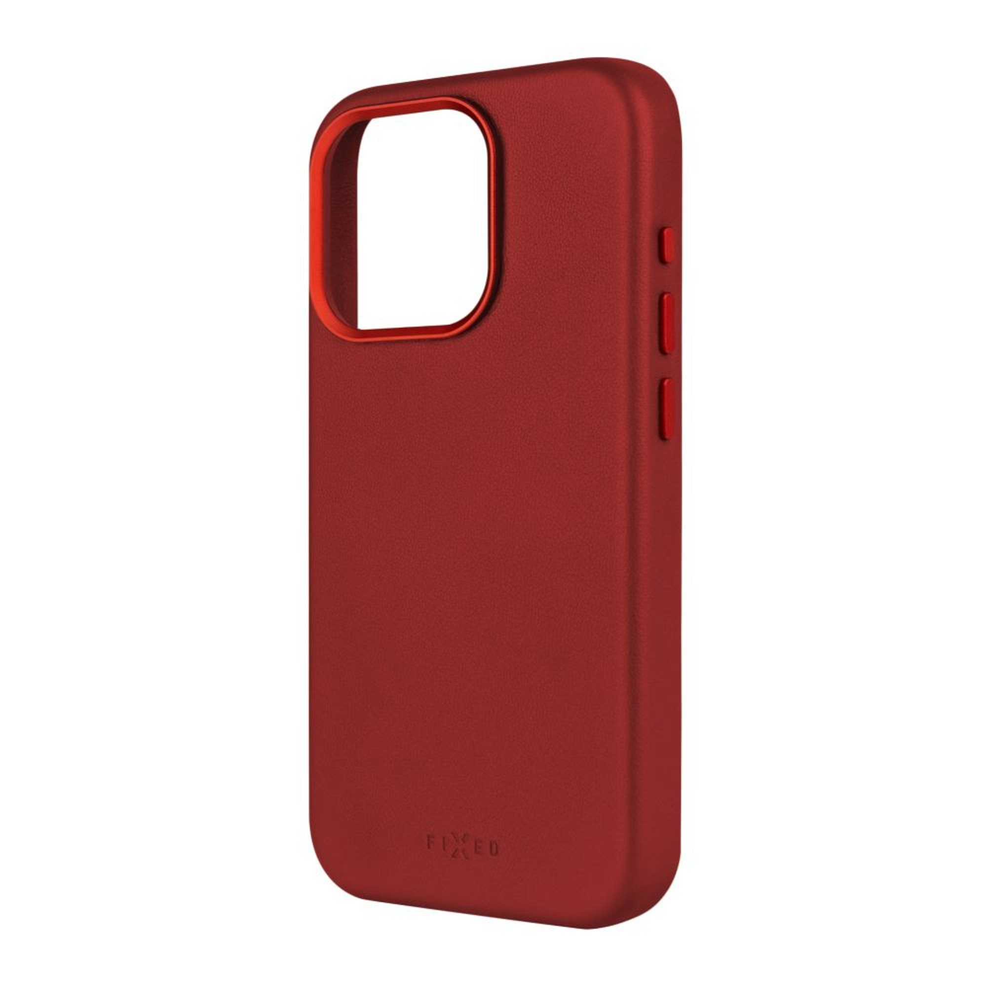 15, FIXED FIXLM-1200-RD, Rot Apple, iPhone MagLeather Backcover,