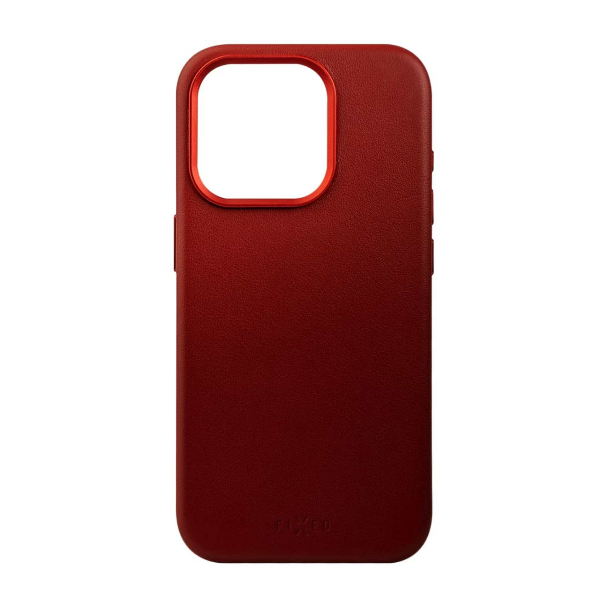 15, FIXED FIXLM-1200-RD, Rot Apple, iPhone MagLeather Backcover,