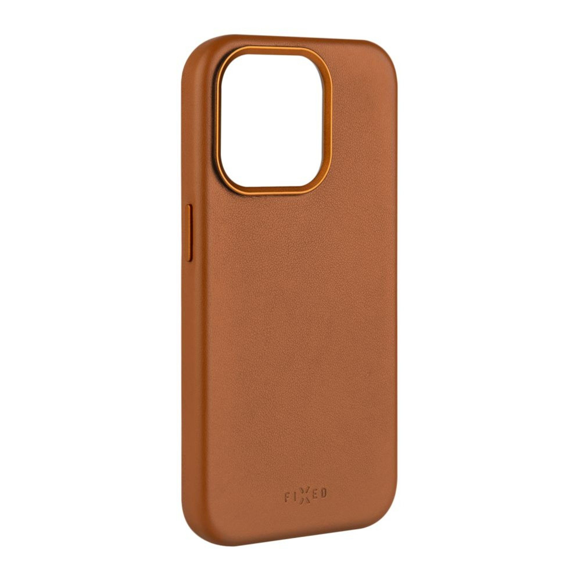 FIXED MagLeather FIXLM-1202-BRW, Backcover, Pro, iPhone 15 Braun Apple