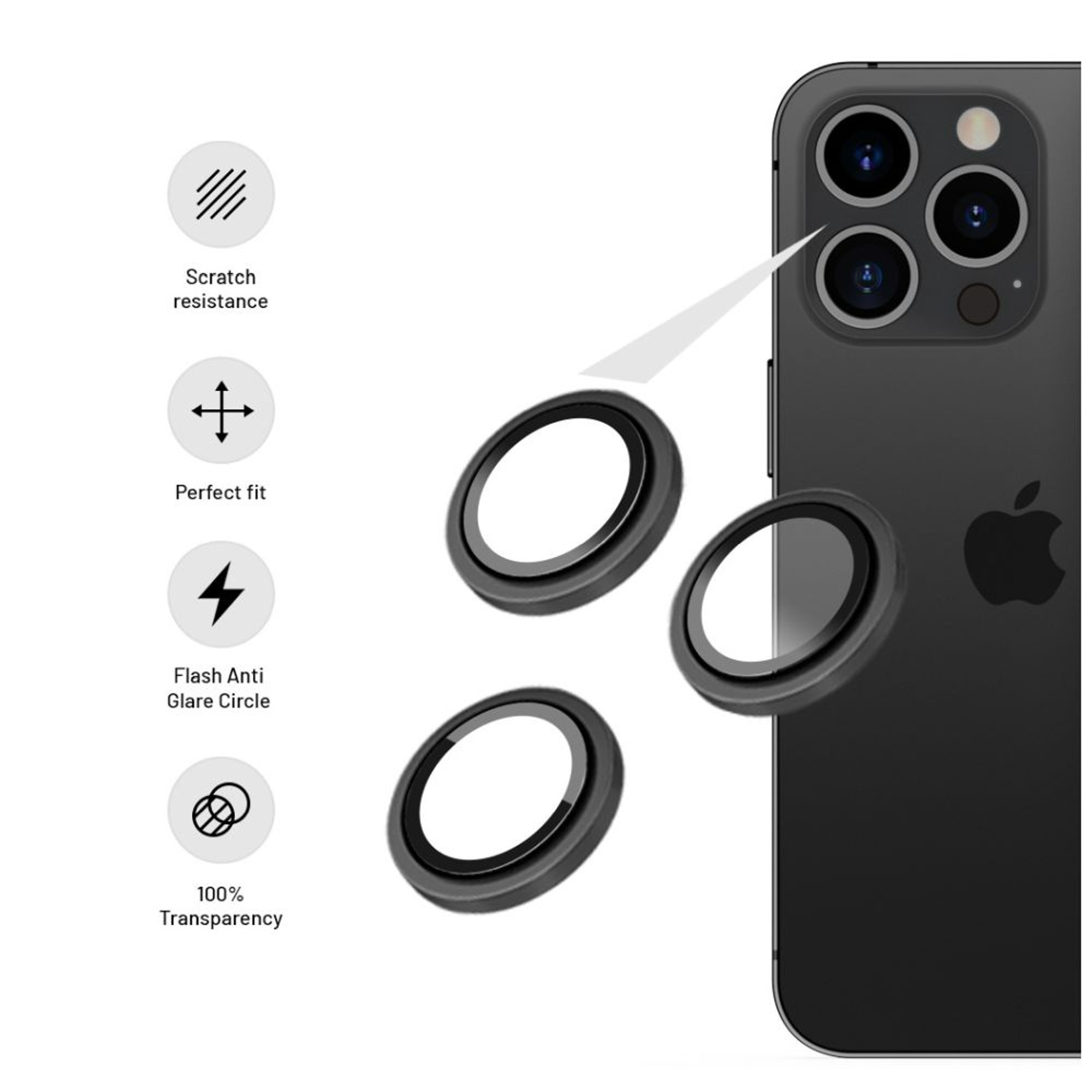 FIXED FIXGC2-1202-SL Max Pro Pro/15 Apple) iPhone 15 Schutzglas(für