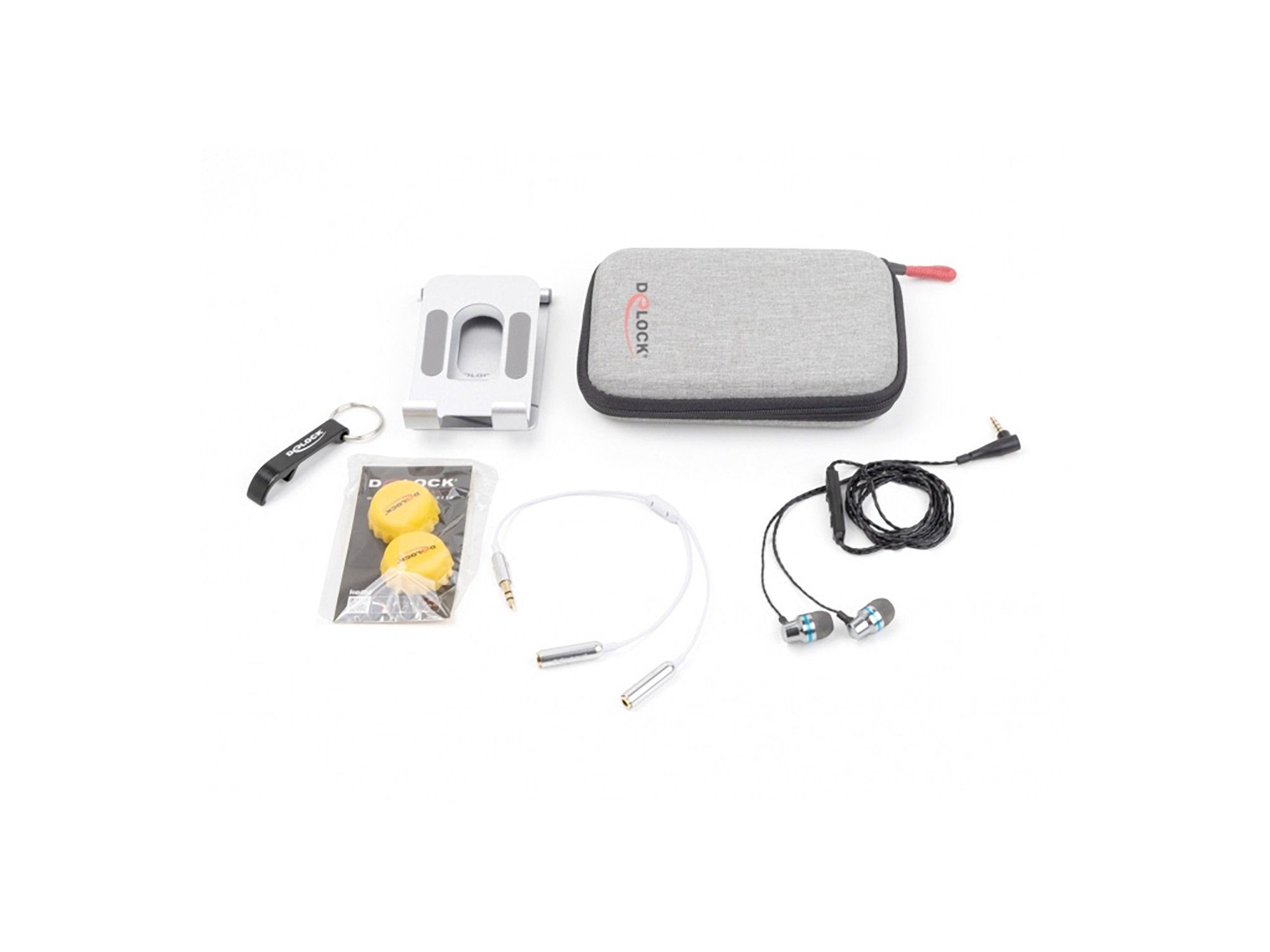 Grau - Kit Kabel Adapter DELOCK Travel Zubehör Sound I (PC), und Edition