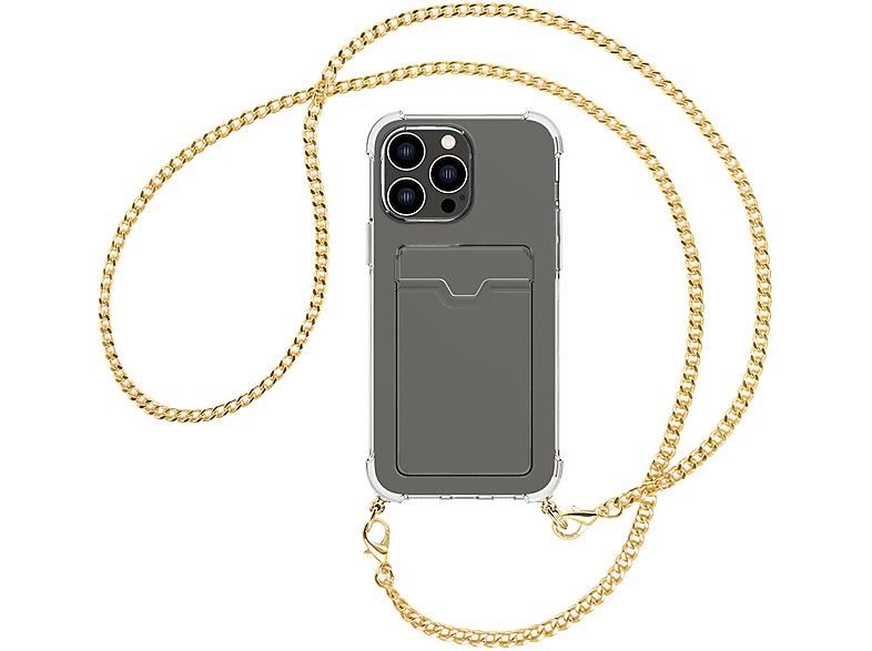 MTB iPhone Pro Kette MORE Umhängetasche, 15 (gold) Max, Kartenfach, mit Apple, Umhänge-Hülle ENERGY