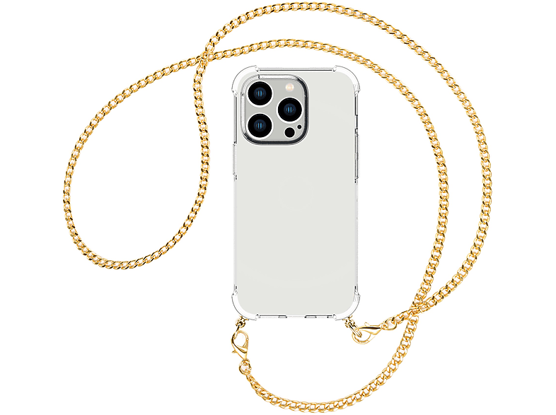 MORE Metallkette, iPhone Max, Umhängetasche, Kette (gold) ENERGY MTB Apple, 15 Umhänge-Hülle Pro mit