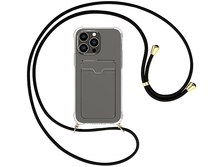 Apple, Schwarz Kartenfach, Umhängetasche, 15, iPhone ENERGY Umhänge-Hülle mit MORE MTB / gold