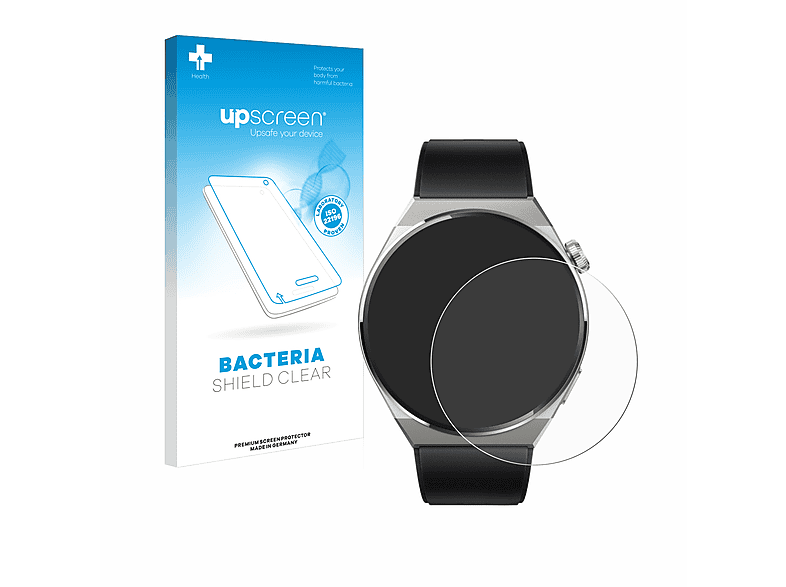 UPSCREEN antibakteriell klare Schutzfolie(für Huawei Watch GT 3 Pro Titanium (46mm))