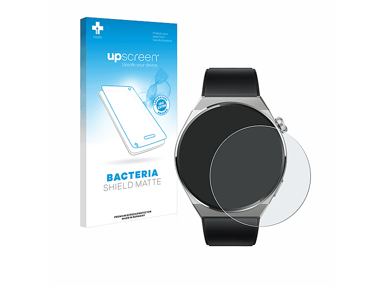 Schutzfolie(für UPSCREEN Watch GT matte entspiegelt Huawei 3 Titanium antibakteriell (46mm)) Pro