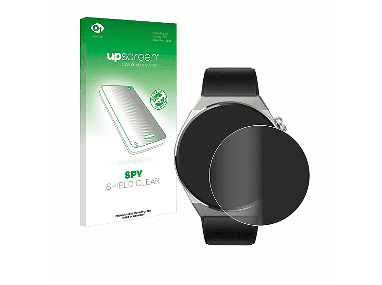 UPSCREEN Anti-Spy Schutzfolie(für Huawei Watch GT 3 Pro Titanium (46mm)) | Smartwatch Schutzfolien & Gläser