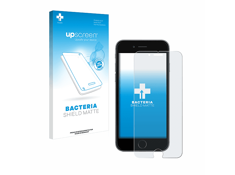 UPSCREEN antibakteriell entspiegelt matte 6S) Schutzfolie(für Apple iPhone