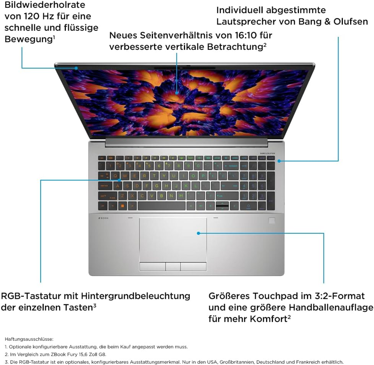 HP ZBook Fury 15 RTX Prozessor, 512 Intel® Display, NVIDIA G8, A2000, 16 Core™ SSD, GB RAM, GB Notebook mit i7 Grau Zoll 16