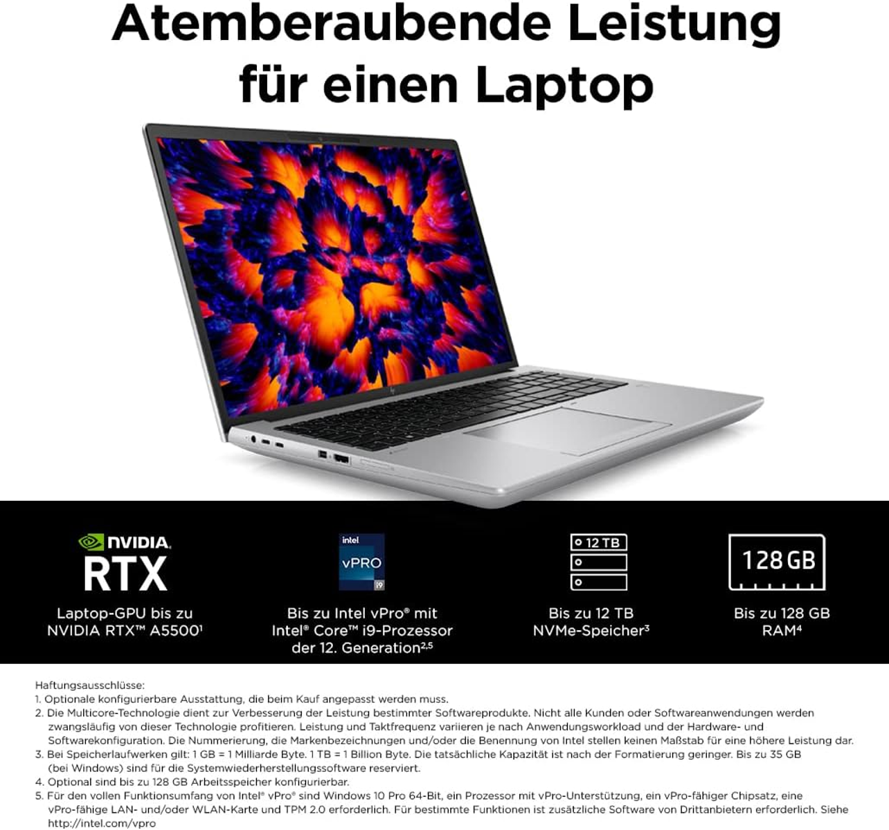 Notebook RTX 16 GB NVIDIA Intel® RAM, HP 16 Fury Prozessor, mit SSD, i7 Display, Zoll G8, A2000, Grau 512 GB ZBook 15 Core™