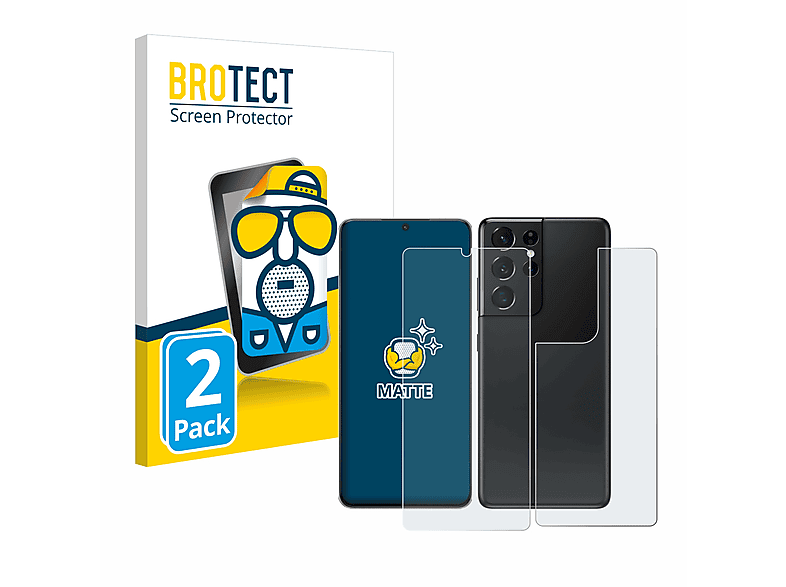 Samsung matte 2x S21 Schutzfolie(für 5G) BROTECT Galaxy Ultra