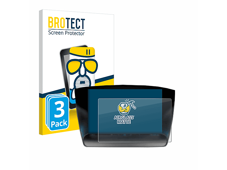 BROTECT 3x Airglass matte Schutzfolie(für Ford Edge 2015-2019 SYNC 2 8\