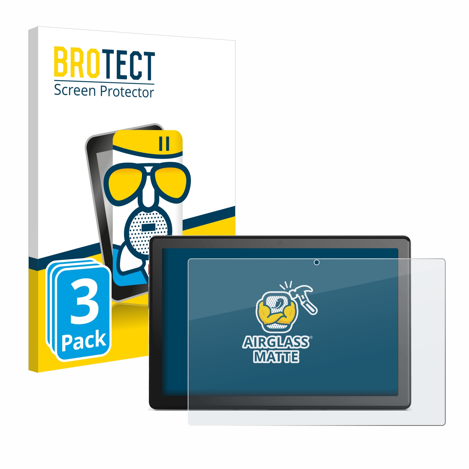 BROTECT 3x Airglass Computer Schutzfolie(für Edition) Tablet matte Emporia Bild