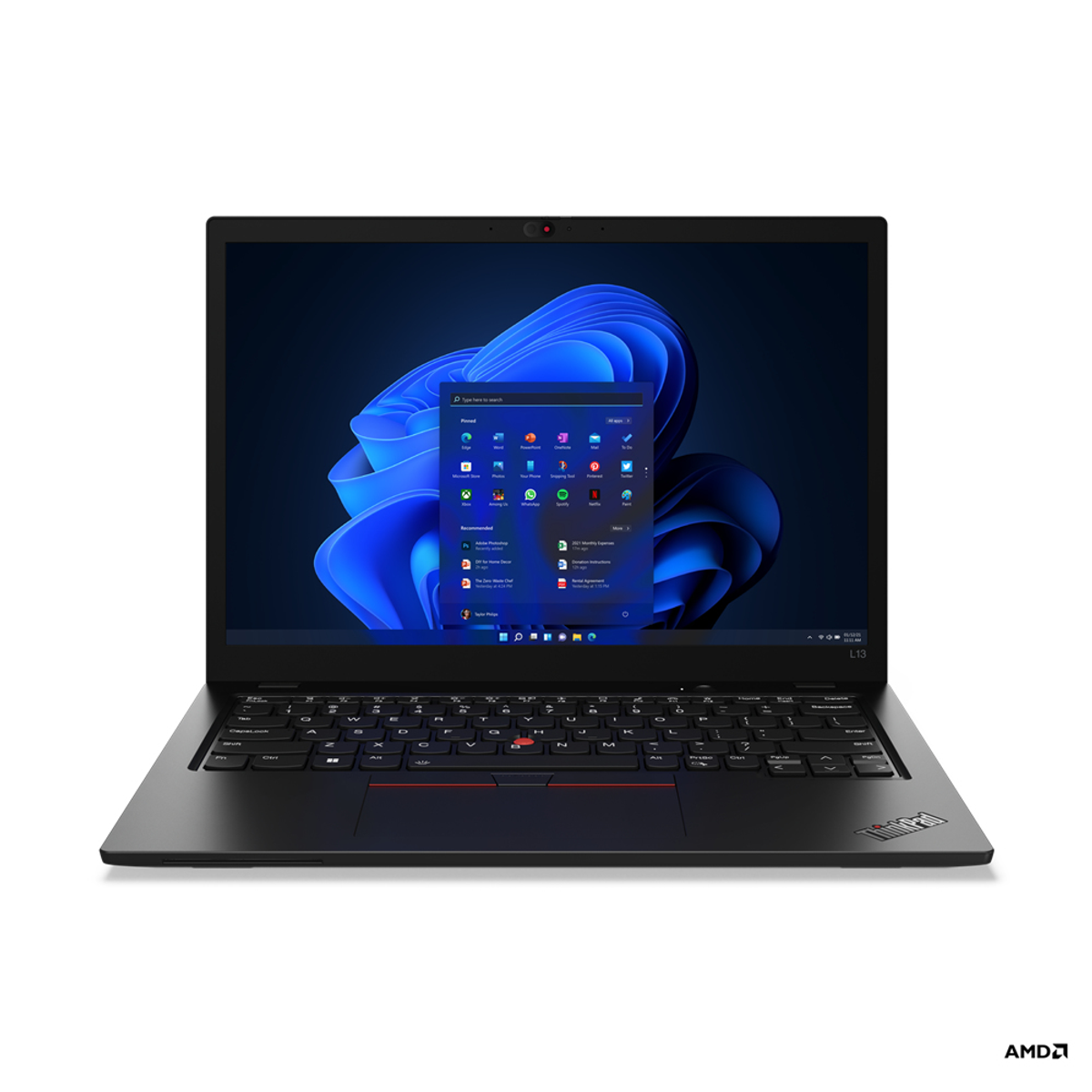 LENOVO ThinkPad L13 Yoga SSD, Zoll GB AMD Graphics, Notebook 7 512 Radeon GB G2, Schwarz Ryzen™ Display, RAM, Prozessor, mit AMD 13,3 16