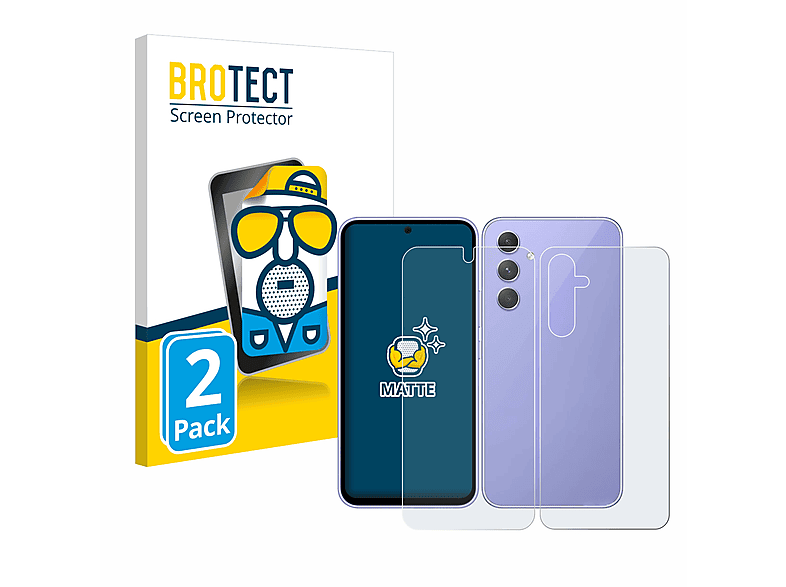 BROTECT 2x Schutzfolie(für matte Samsung Galaxy 5G) A54