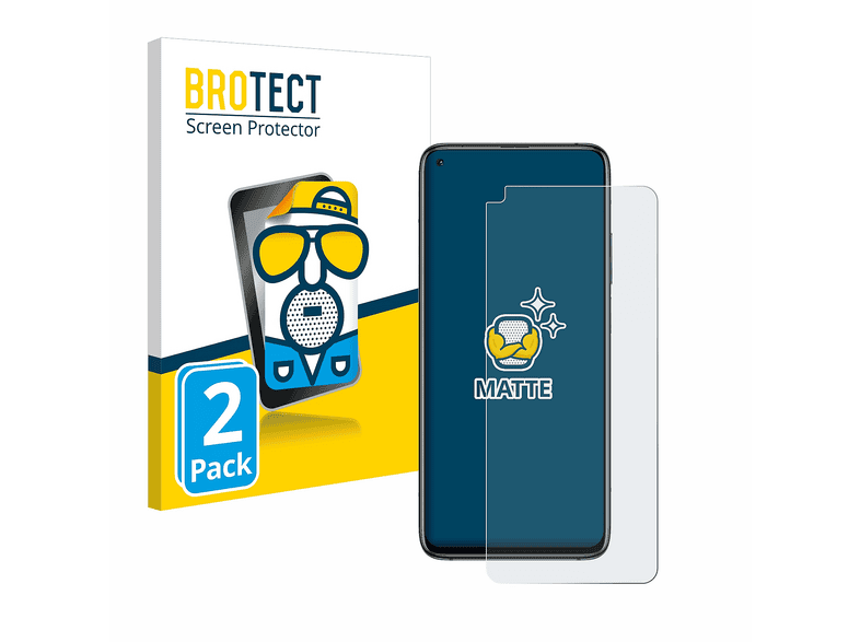BROTECT Matte Displayschutzfolie Für Xiaomi Mi 8 / Mi 8 Pro – 2 Stück, Entspiegelt, Kratzfest, Anti-Fingerprint, Made In Germany