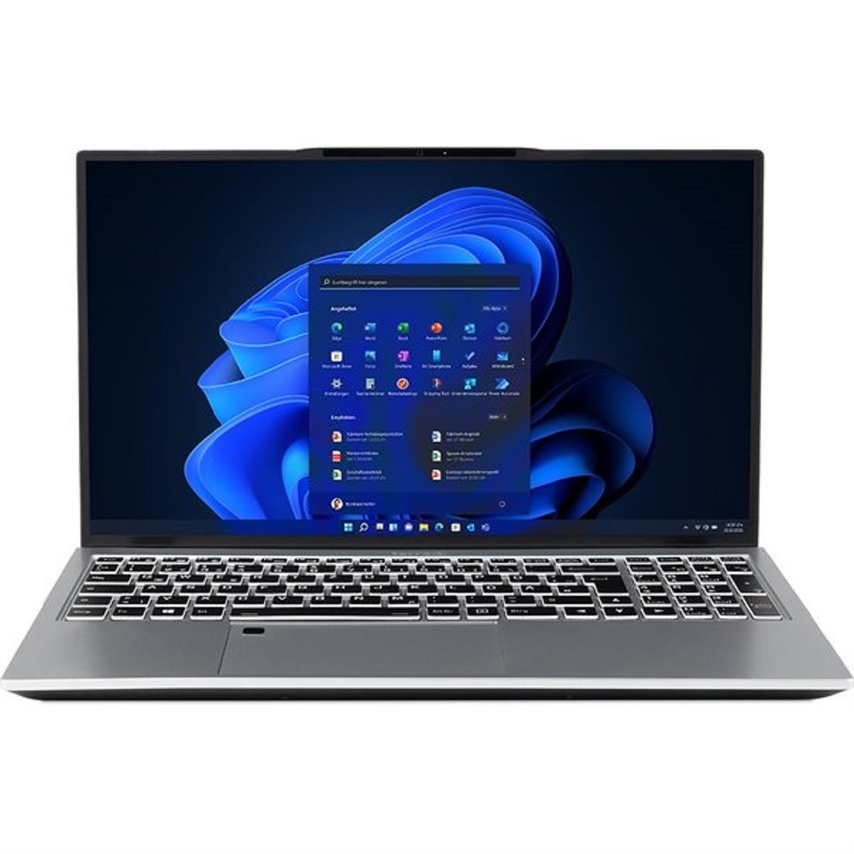 TERRA MOBILE i7 15,6 1551P Silber SSD, Intel® 512 Zoll Business-Notebook Core™ W11P, Display, 16 Prozessor, GB RAM, mit GB i7-1260P