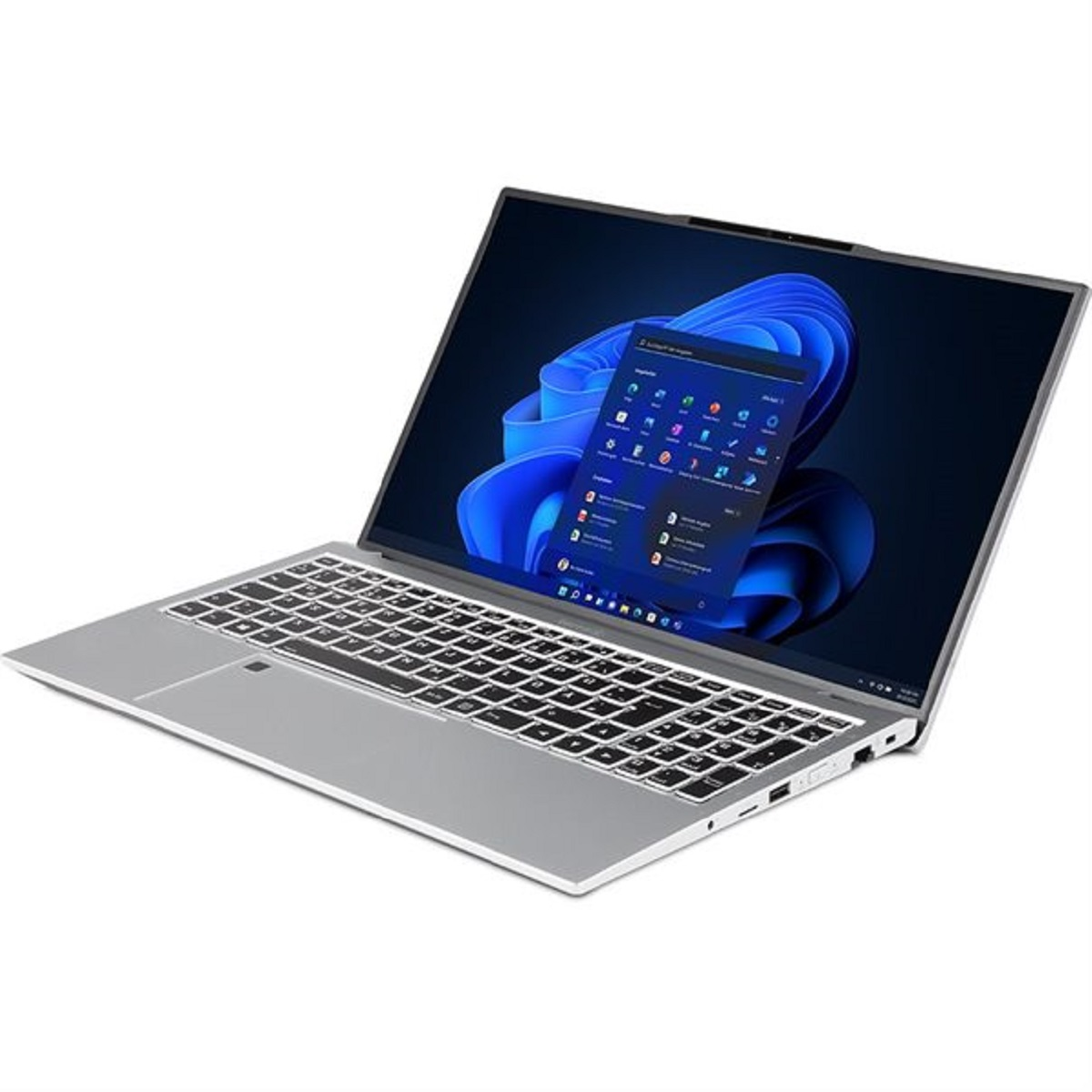 TERRA MOBILE i7 15,6 1551P Silber SSD, Intel® 512 Zoll Business-Notebook Core™ W11P, Display, 16 Prozessor, GB RAM, mit GB i7-1260P