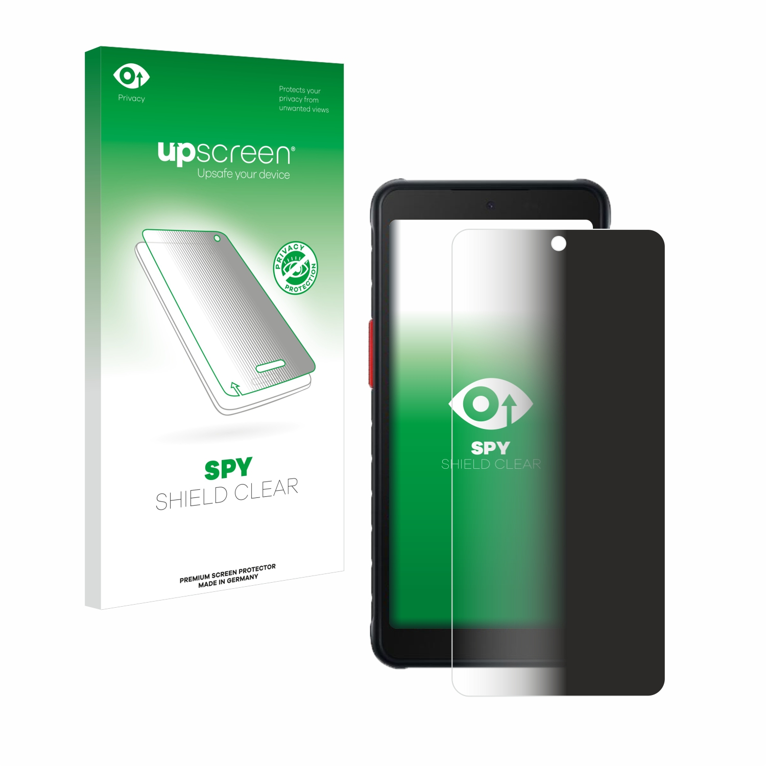 Samsung Enterprise Edition) UPSCREEN 5 Galaxy Schutzfolie(für Anti-Spy XCover