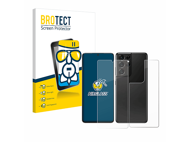 BROTECT Airglass klare Schutzfolie(für Samsung Galaxy S21 Ultra 5G) | Displayschutzfolien & Gläser