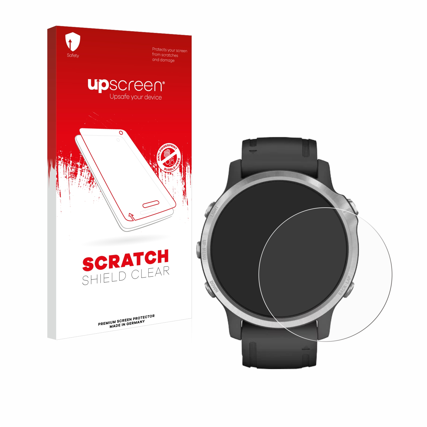 UPSCREEN Fenix Kratzschutz 6S) Schutzfolie(für klare Garmin