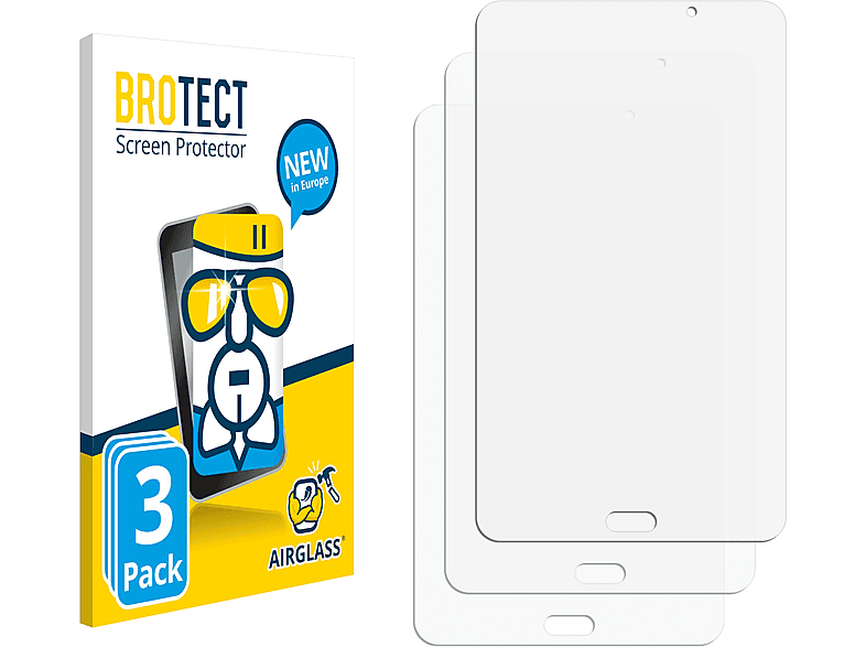 BROTECT 3x Airglass klare Schutzfolie(für Samsung Galaxy Tab A6 7.0)