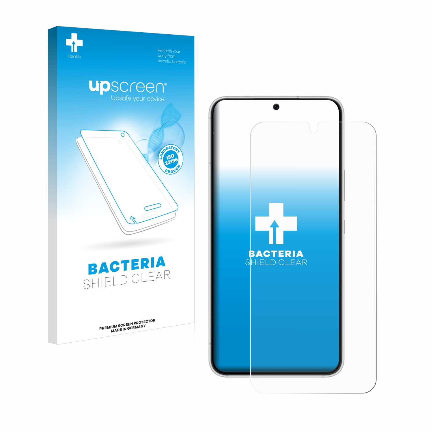 UPSCREEN antibakteriell klare S22 Enterprise Schutzfolie(für Galaxy Samsung Edition)
