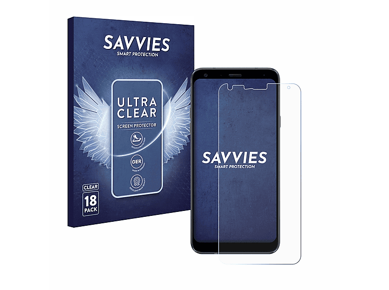 LG SAVVIES Schutzfolie(für klare 18x Q7)