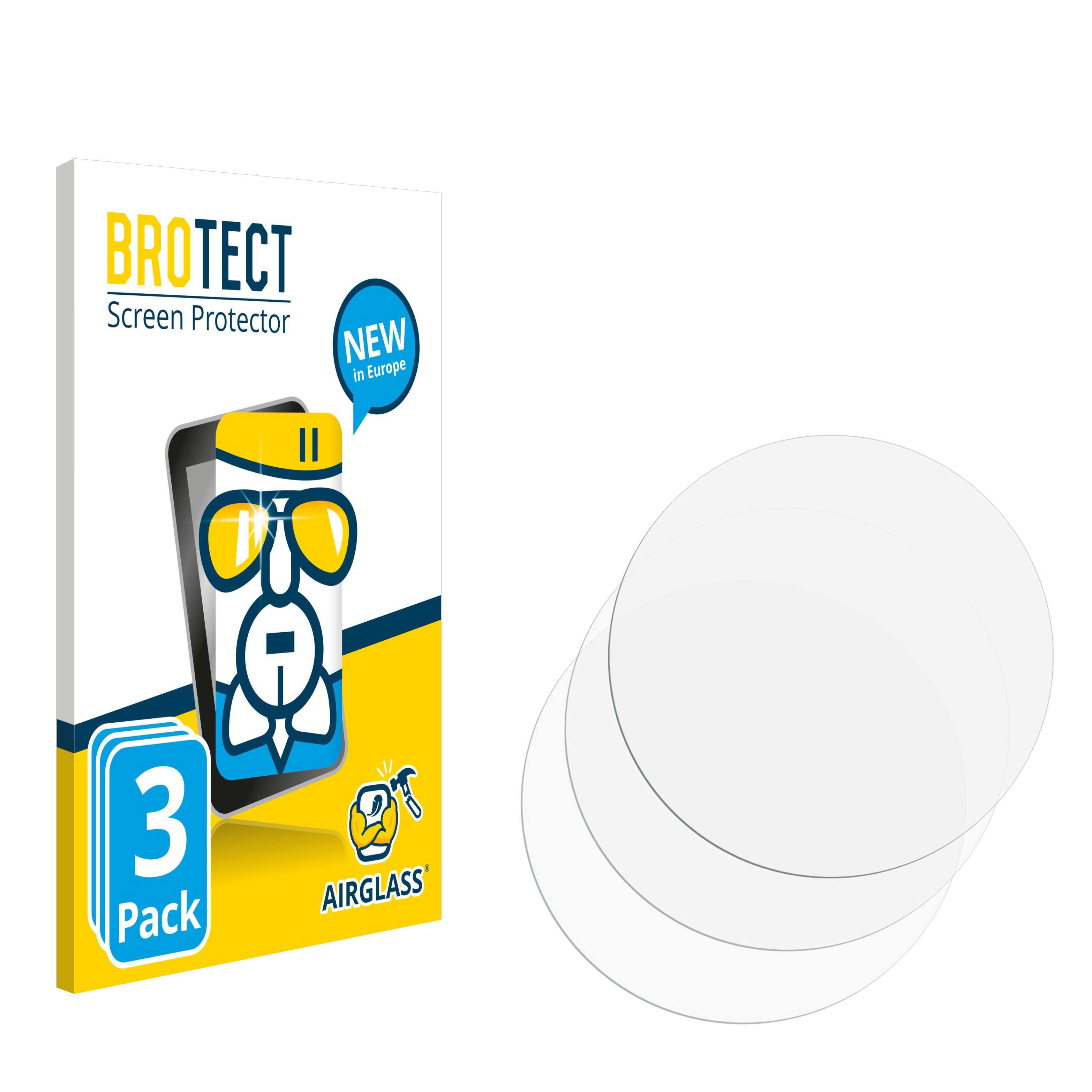 3x Suunto BROTECT klare Baro Airglass Stealth) Schutzfolie(für