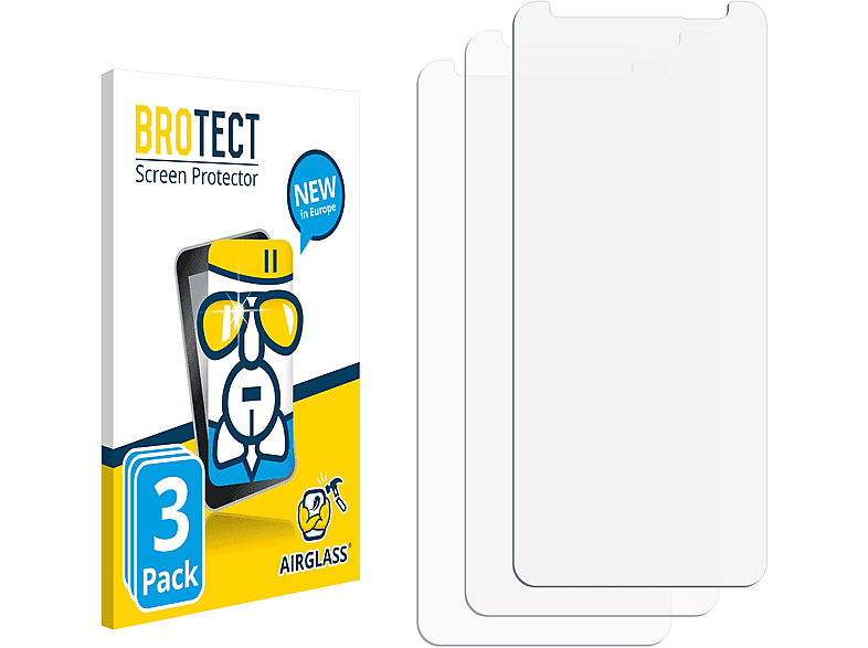 BROTECT 3x Airglass klare Schutzfolie(für Samsung Galaxy A8 Plus 2018)