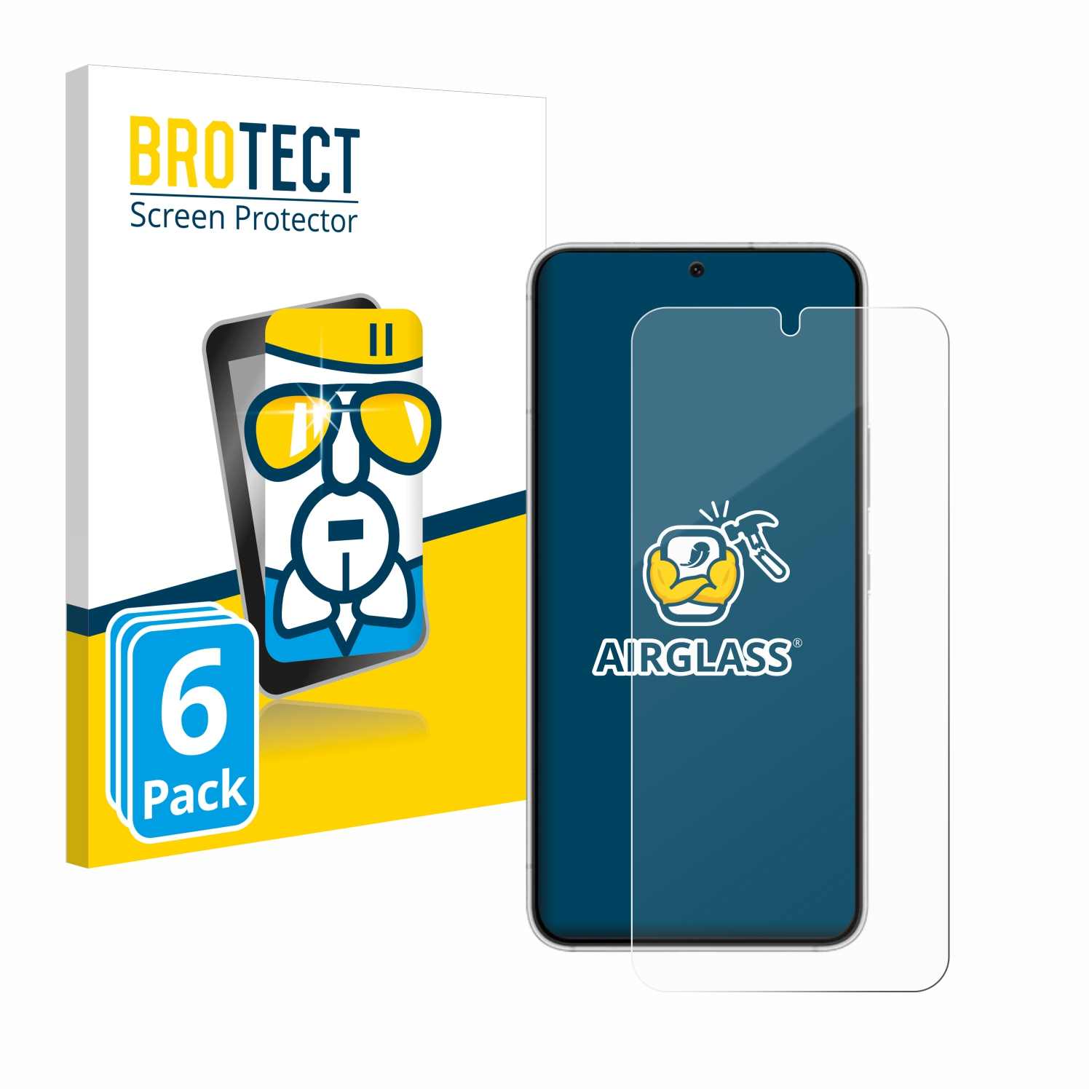 BROTECT 6x Airglass klare Schutzfolie(für Edition) S22 Samsung Enterprise Galaxy
