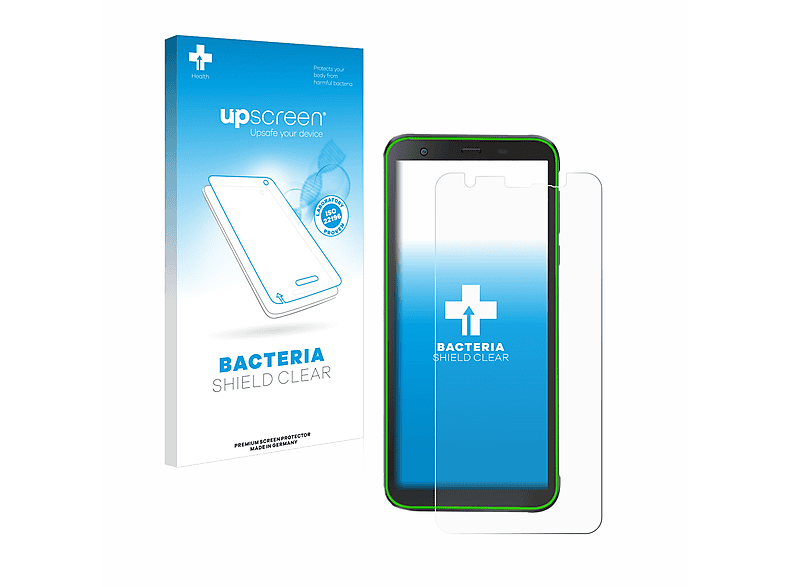 UPSCREEN antibakteriell klare Schutzfolie(für Blackview BV6300 Pro)