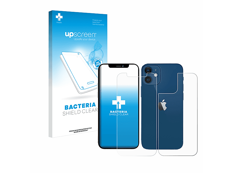 UPSCREEN antibakteriell klare Schutzfolie(für Apple iPhone 12) | Displayschutzfolien & Gläser