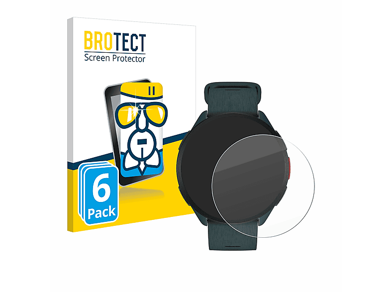Airglass BROTECT Pacer) Schutzfolie(für Polar 6x klare