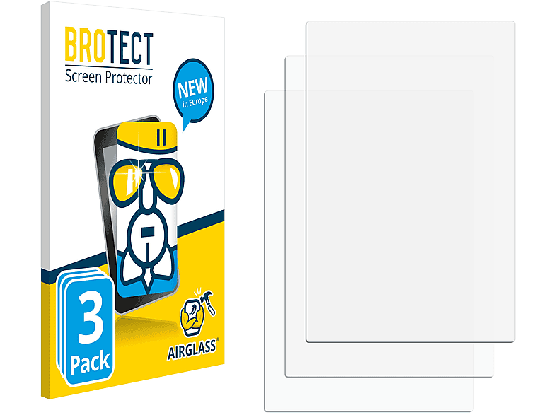 BROTECT 3x Airglass klare Schutzfolie(für 20) Satmap Active