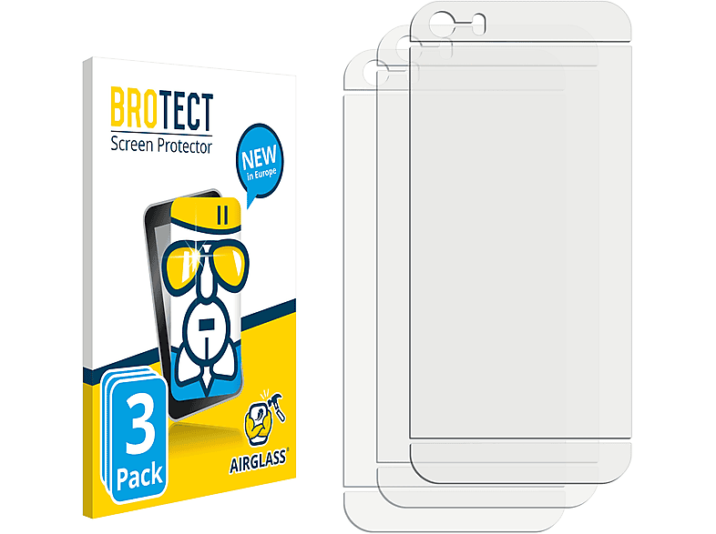 2016) Airglass BROTECT klare Apple 3x SE Schutzfolie(für iPhone