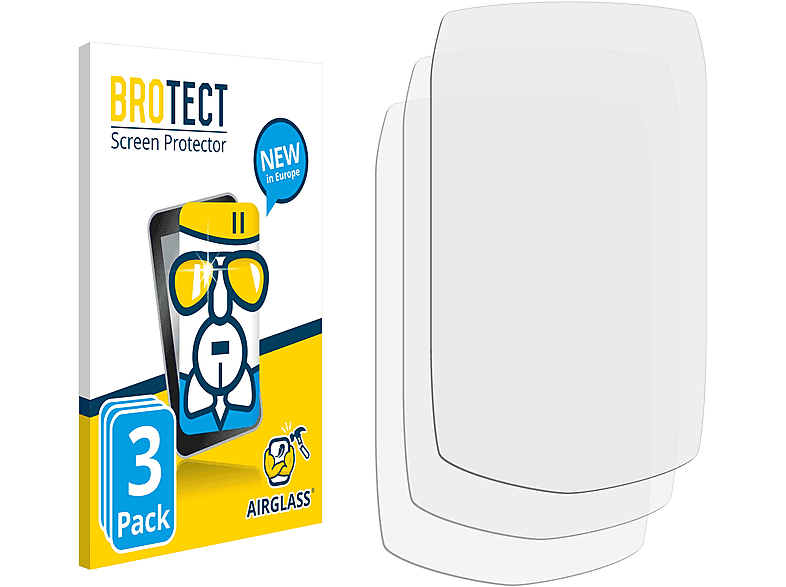 BROTECT 3x Airglass klare Schutzfolie(für A-Rival Teasi One4 HR)