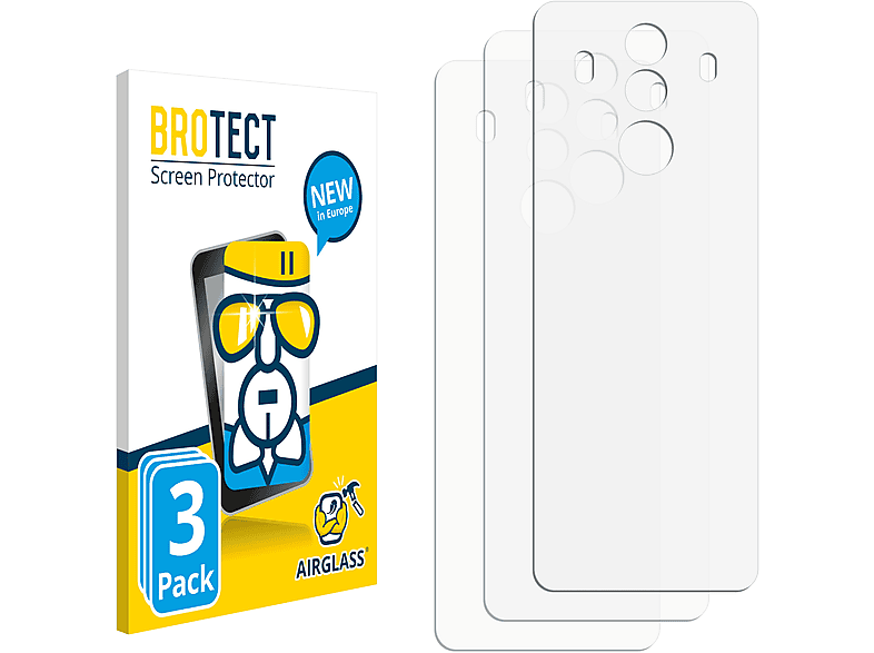 BROTECT 3x Airglass klare Schutzfolie(für Huawei Mate 10 Pro)