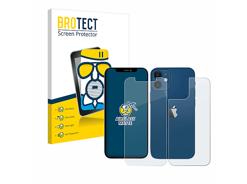 BROTECT Airglass matte Schutzfolie(für Apple iPhone 12)