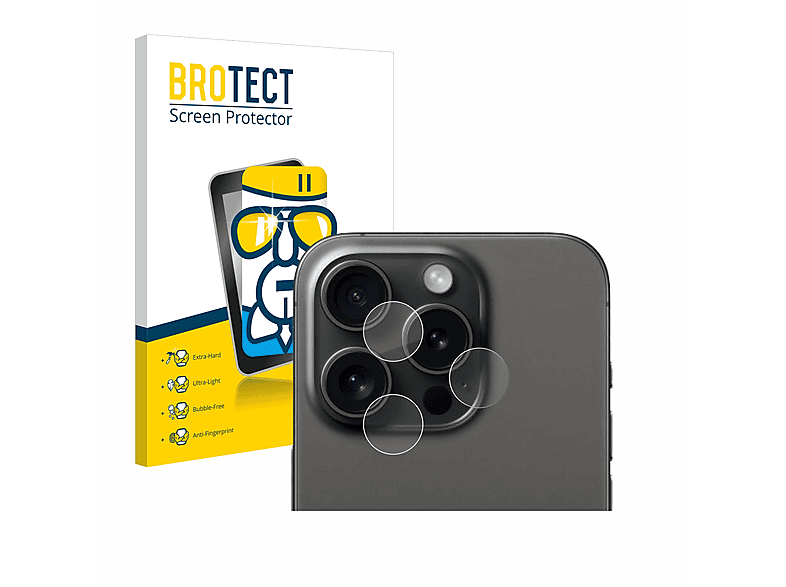 BROTECT Airglass klare Schutzfolie(für Apple iPhone 15 Pro)